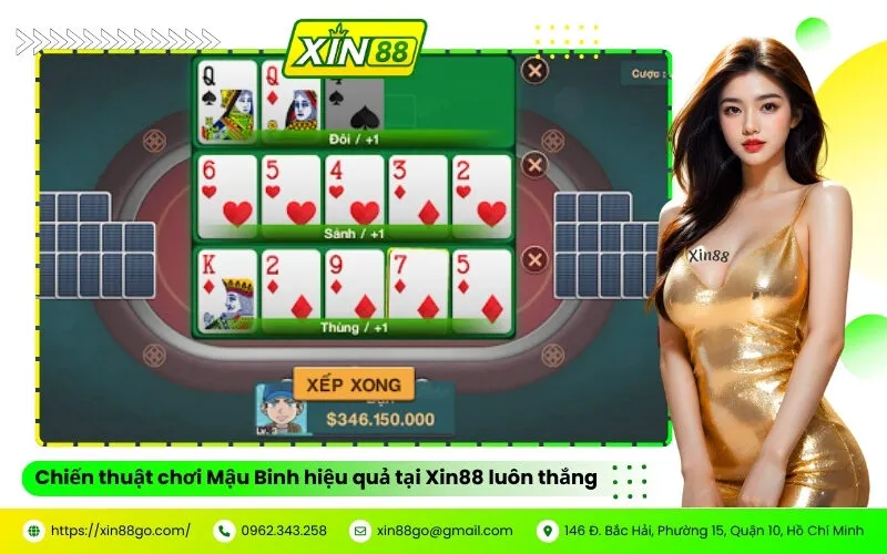 Chiến thuật chơi Mậu Binh hiệu quả tại Xin88 luôn thắng