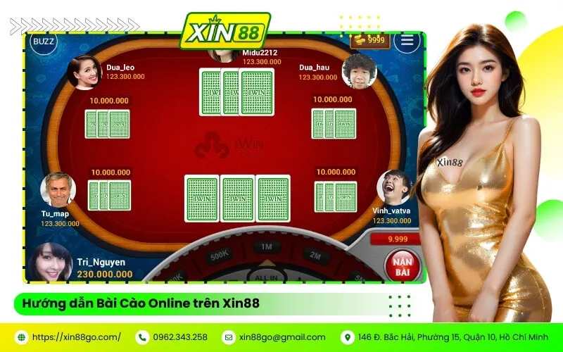 Hướng dẫn Bài Cào Online trên Xin88 - Giải trí thư giãn, kiếm tiền online hiệu quả