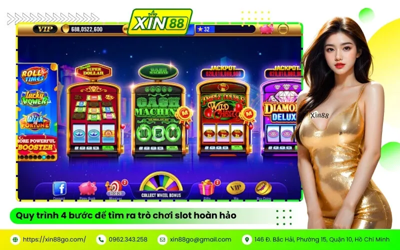 Quy trình 4 bước để tìm ra trò chơi slot hoàn hảo