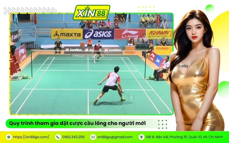 Quy trình tham gia đặt cược cầu lông cho người mới