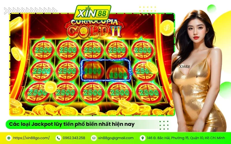 Các loại Jackpot lũy tiến phổ biến nhất hiện nay